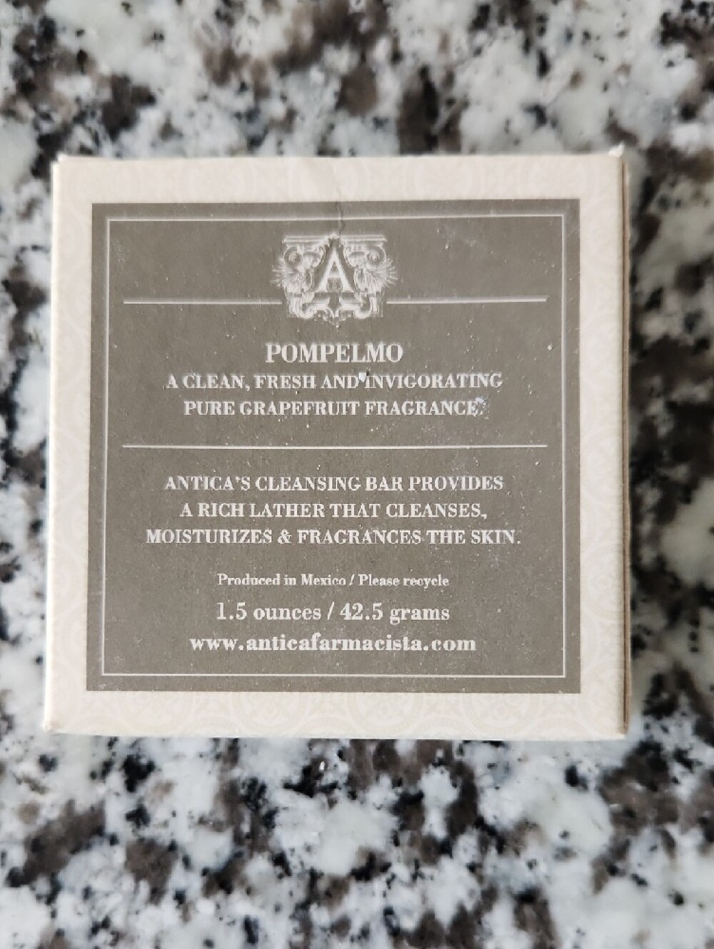 Antica Farmacista Pompelmo Grapefruit Cleansing Bar 1.5 Ounce Pack Of 25 Bars - Picture 3 of 6